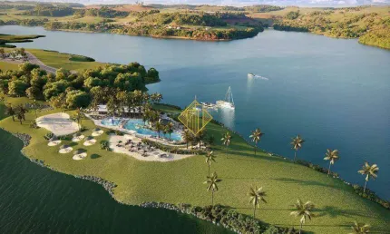 Terreno em condomínio fechado à venda, 450 m², marinas do iguaçu - nova prata do iguaçu/pr