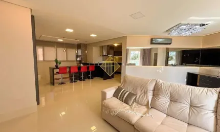 Seja bem-vindo ao coração de cascavel, no edifício privilege, apartamento mobiliado com 3 suítes