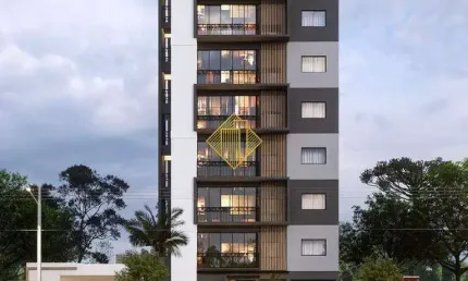 **apartamento com 01 suíte e 02 quartos, jardim la salle, toledo-pr**