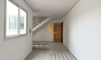 Cobertura com 2 quartos à venda na Rua Dino Bueno, Vila Scarpelli, Santo André, 86 m2 por R$ 390.000