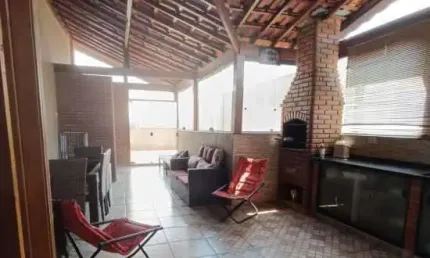 Cobertura com 3 quartos à venda na Rua Madri, Utinga, Santo André, 140 m2 por R$ 626.000