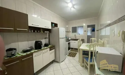 Apartamento com 2 dormitórios à venda, 84 m² por R$ 450.000,00 - Vila Guilhermina - Praia Grande/SP
