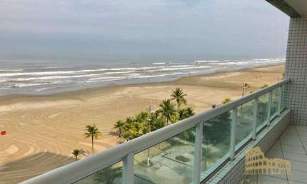 Apartamento com 3 dormitórios à venda, 127 m² por R$ 1.300.000,00 - Vila Guilhermina - Praia Grande/SP