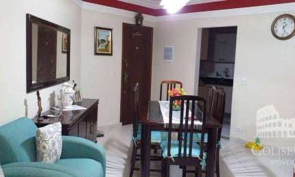 Apartamento com 3 dormitórios à venda, 80 m² por R$ 450.000,00 - Tupi - Praia Grande/SP