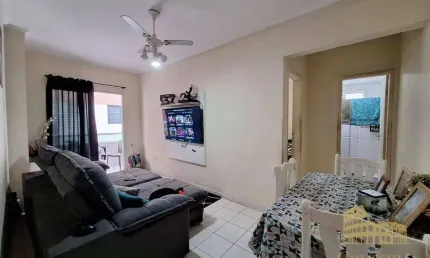 Apartamento com 1 dormitório à venda, 55 m² por r$ 250.000,00 - vila assunção - praia grande/sp