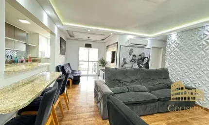 Apartamento com 2 dormitórios à venda, 100 m² por R$ 750.000,00 - Vila Guilhermina - Praia Grande/SP