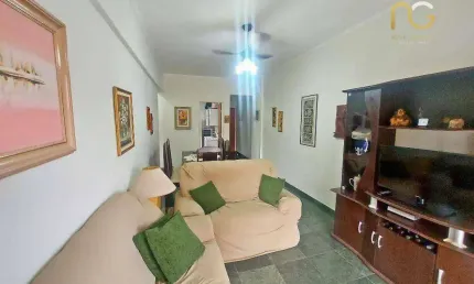 Apartamento com 1 dormitório à venda, 67 m² por r$ 300.000,00 - aviação - praia grande/sp