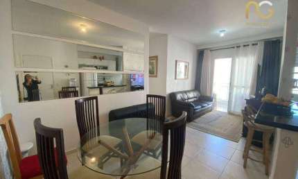 Apartamento com 3 dormitórios à venda, 74 m² por R$ 500.000,00 - Vila Assunção - Praia Grande/SP
