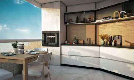 Apartamento com 1 dormitório à venda, 43 m² por r$ 348.975,00 - mirim - praia grande/sp