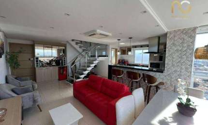 Cobertura com 3 dormitórios à venda, 143 m² por R$ 1.490.000,00 - Vilamar - Praia Grande/SP