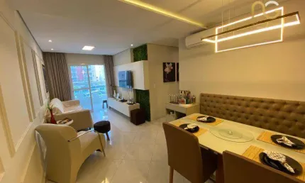 Apartamento com 3 dormitórios à venda, 101 m² por R$ 776.218,18 - Vila Assunção - Praia Grande/SP