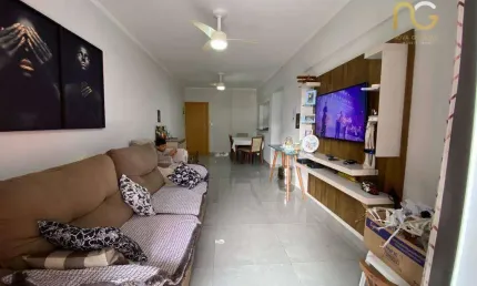 Apartamento à venda, 84 m² por r$ 425.000,00 - tupi - praia grande/sp