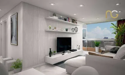 Apartamento à venda, 88 m² por r$ 800.910,00 - boqueirão - praia grande/sp