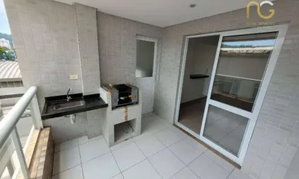 Apartamento com 1 dormitório à venda, 55 m² por R$ 380.000,00 - Canto do Forte - Praia Grande/SP