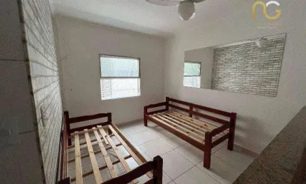 Kitnet com 1 dormitório à venda, 32 m² por r$ 185.000,00 - boqueirão - praia grande/sp