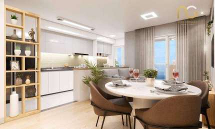 Cobertura com 3 dormitórios à venda, 155 m² por R$ 1.870.000,00 - Vila Guilhermina - Praia Grande/SP