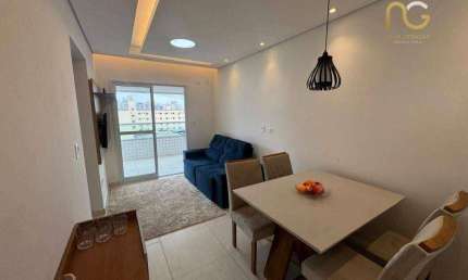 Apartamento com 2 dormitórios à venda, 65 m² por R$ 400.000,00 - Vila Assunção - Praia Grande/SP