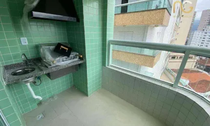 Apartamento com 2 dormitórios à venda, 59 m² por R$ 390.000,00 - Vilamar - Praia Grande/SP