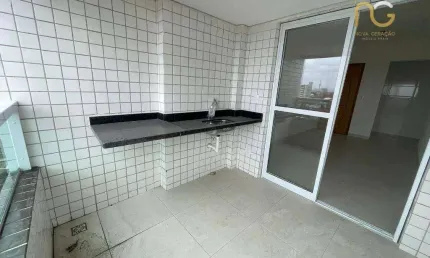 Apartamento com 2 dormitórios à venda, 60 m² por R$ 404.000,00 - Vila Assunção - Praia Grande/SP