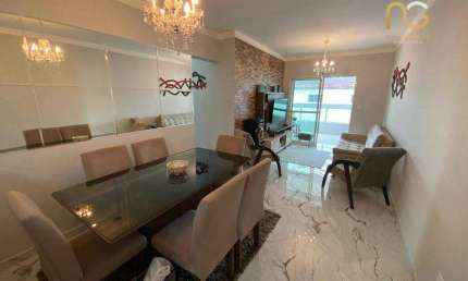 Apartamento com 3 dormitórios à venda, 107 m² por R$ 915.000,00 - Aviação - Praia Grande/SP
