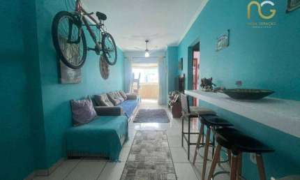 Apartamento com 2 dormitórios à venda, 61 m² por R$ 370.000,00 - Vilamar - Praia Grande/SP