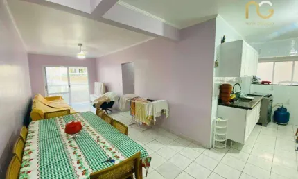 Apartamento com 2 dormitórios à venda, 77 m² por R$ 389.000,00 - Vila Assunção - Praia Grande/SP