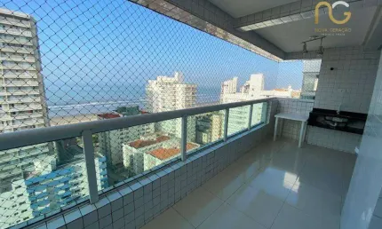 Apartamento com 3 dormitórios à venda, 107 m² por R$ 1.000.000,00 - Aviação - Praia Grande/SP
