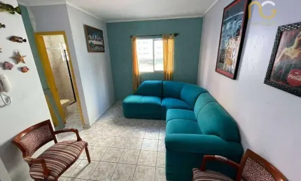 Apartamento com 2 dormitórios à venda, 56 m² por r$ 250.000,00 - tupi - praia grande/sp