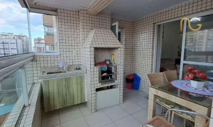 Apartamento com 2 dormitórios à venda, 83 m² por r$ 490.000,00 - vila assunção - praia grande/sp