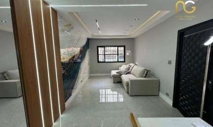 Casa com 3 dormitórios à venda, 163 m² por R$ 820.000,00 - Aviação - Praia Grande/SP
