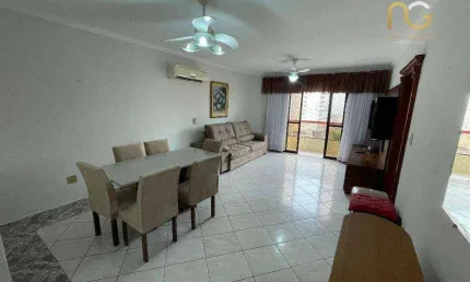 Apartamento com 3 dormitórios à venda, 130 m² por r$ 750.000,00 - tupi - praia grande/sp