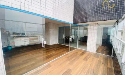 Apartamento duplex com 3 dormitórios à venda, 157 m² por r$ 1.000.000,00 - vila guilhermina - praia grande/sp