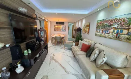 Apartamento com 3 dormitórios à venda, 172 m² por R$ 1.549.000,00 - Aviação - Praia Grande/SP