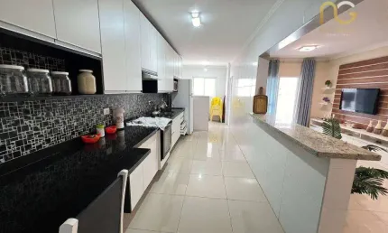 Apartamento com 3 dormitórios à venda, 150 m² por R$ 950.000,00 - Tupi - Praia Grande/SP