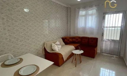 Apartamento com 1 dormitório à venda, 42 m² por r$ 275.000,00 - vila guilhermina - praia grande/sp