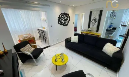 Apartamento com 2 dormitórios à venda, 60 m² por R$ 350.000,00 - Vilamar - Praia Grande/SP