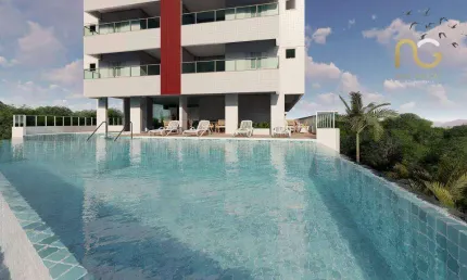 Apartamento com 3 dormitórios à venda, 111 m² por R$ 860.000,00 - Vilamar - Praia Grande/SP