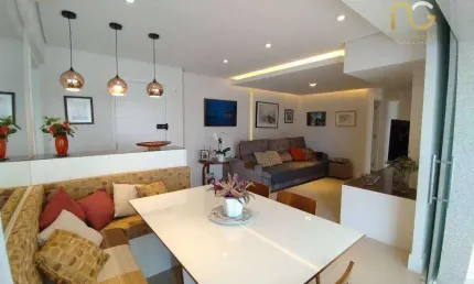 Apartamento à venda, 130 m² por r$ 1.750.000,00 - canto do forte - praia grande/sp