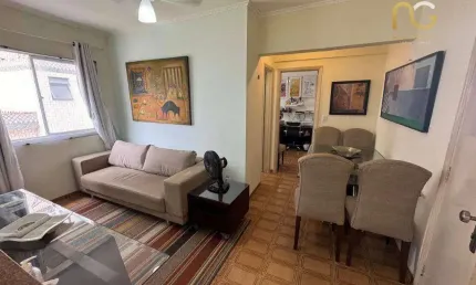 Apartamento com 1 dormitório à venda, 42 m² por r$ 310.000,00 - vila guilhermina - praia grande/sp