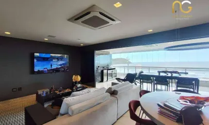 Apartamento com 3 dormitórios à venda, 250 m² por R$ 4.300.000,00 - Canto do Forte - Praia Grande/SP