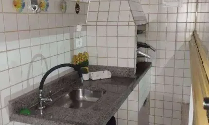Apartamento 01 dormitorio - lazer completo a 100 metros da praia - tupi/praia grande-sp