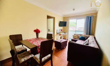 Apartamento com 2 dormitórios à venda, 51 m² por R$ 300.000,00 - Canto do Forte - Praia Grande/SP
