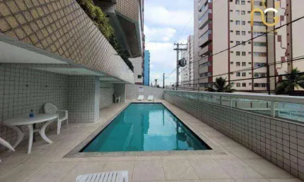 Apartamento com 2 dormitórios à venda, 110 m² por R$ 580.000,00 - Vila Guilhermina - Praia Grande/SP