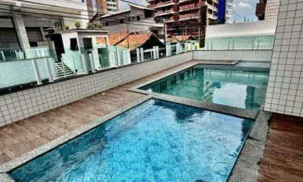 Apartamento com 2 dormitórios à venda, 70 m² por R$ 450.000,00 - Aviação - Praia Grande/SP