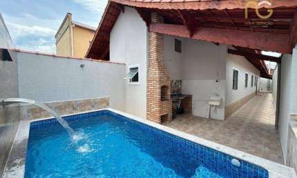 Casa com 3 dormitórios à venda, 95 m² por R$ 589.900,00 - Vila Vera Cruz - Mongaguá/SP
