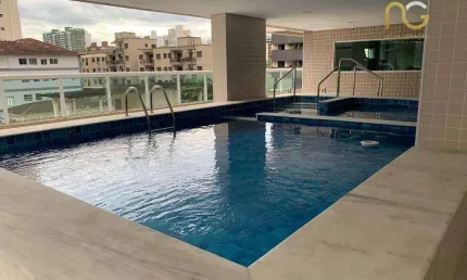Apartamento com 2 dormitórios à venda, 72 m² por r$ 560.000,00 - canto do forte - praia grande/sp