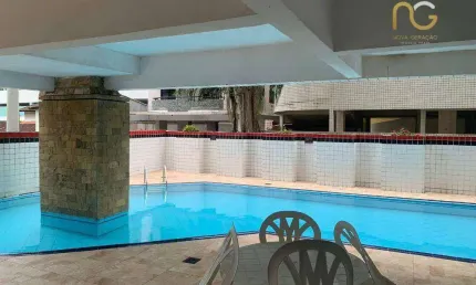 Apartamento com 2 dormitórios à venda, 80 m² por R$ 560.000,00 - Canto do Forte - Praia Grande/SP
