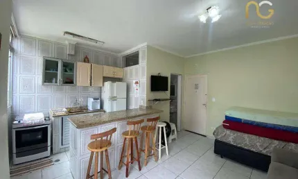 Kitnet com 1 dormitório à venda, 30 m² por R$ 210.000,00 - Boqueirão - Praia Grande/SP
