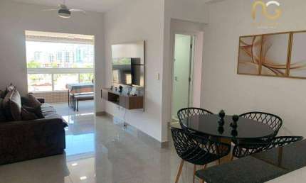 Apartamento com 2 dormitórios à venda, 74 m² por R$ 670.000,00 - Canto do Forte - Praia Grande/SP