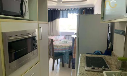 Kitnet com 1 dormitório à venda, 29 m² por r$ 214.900,00 - tupi - praia grande/sp